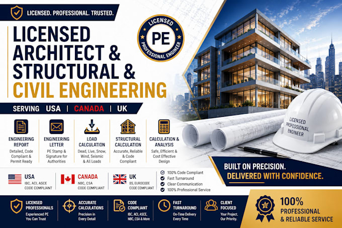 licensed structural engineering stamp engineering report arizona, alaska, nj, ny