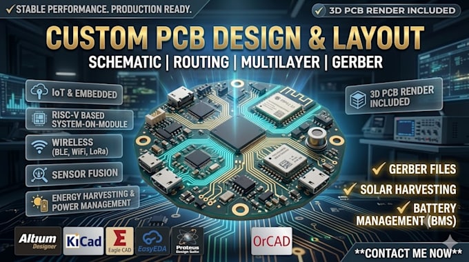 esp32 pcb design with embedded firmwar wifi bluetooth sensor circuit integration