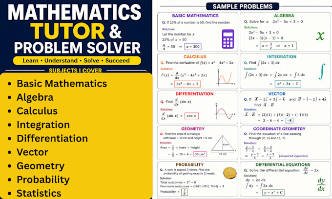 be your online math tutor for algebra calculus geometry excel mathematics tutor