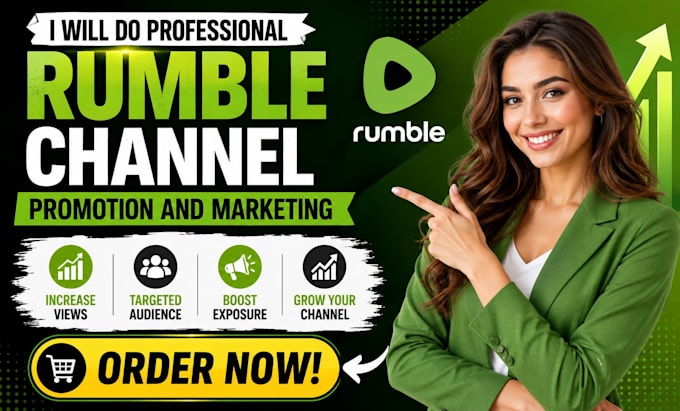 do professional rumble channel promotion and marketing