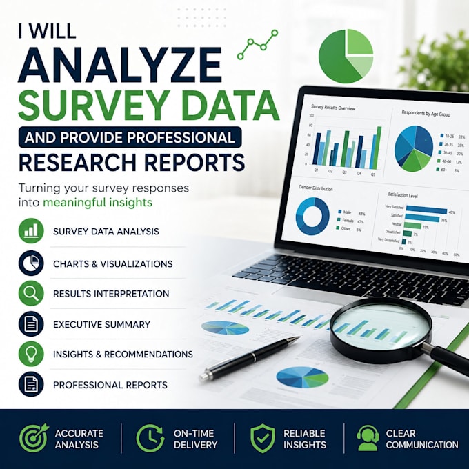 analyze survey data and create professional research reports