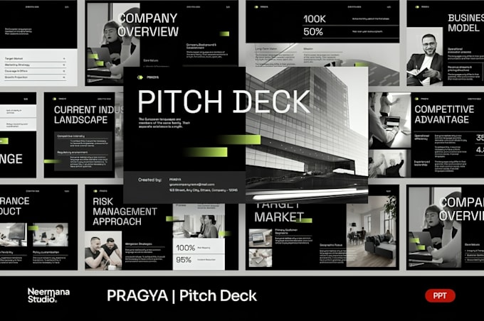 do investor pitch deck redesign, startup slides, fundraising, business PPT