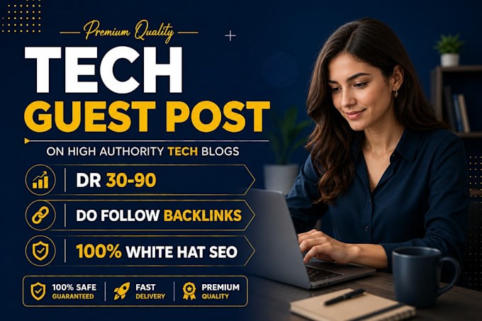 build tech backlinks from tech blogs on high DR tech websites