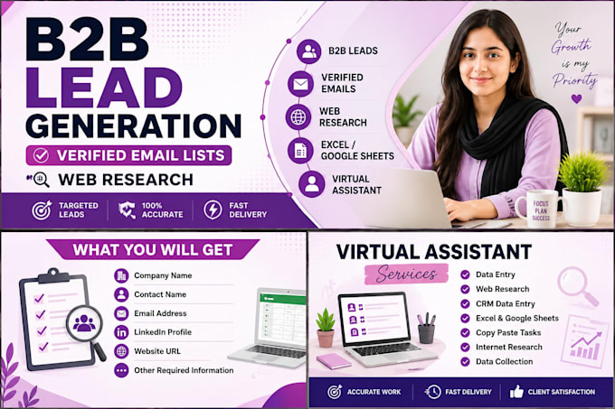 provide targeted b2b lead generation and verified email lists