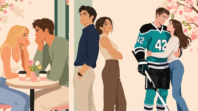 create 2d character illustrations