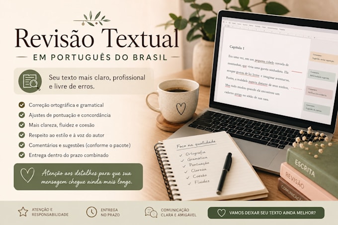 proofread and edit your brazilian portuguese text
