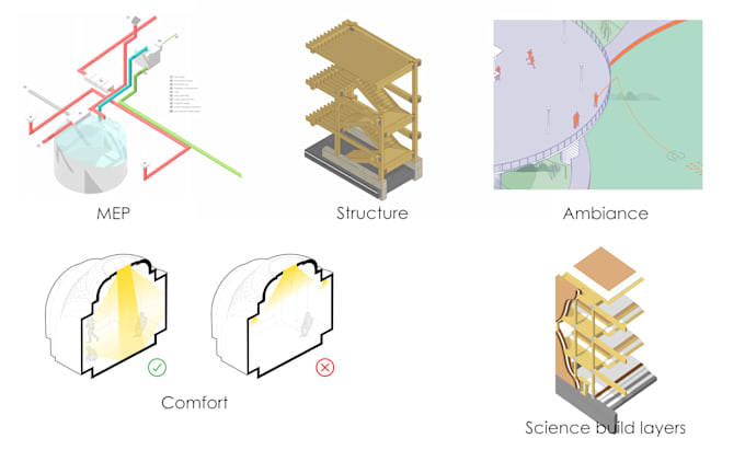 create architectural diagrams and axonometrics
