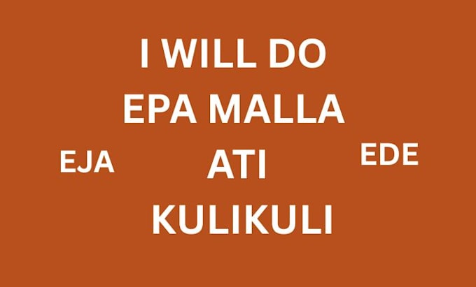 do epa malla ati kulikuli for you