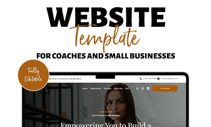 design a high converting wix landing page for coaches and businesses