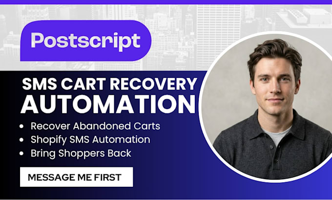 setup postscript sms cart recovery automation for shopify