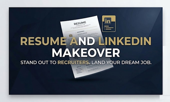 write a professional ats resume and linkedin profile makeover