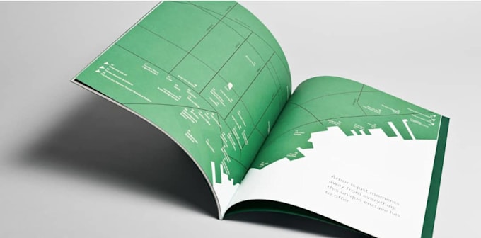 design illustrated travel map, tourist map, and campus map