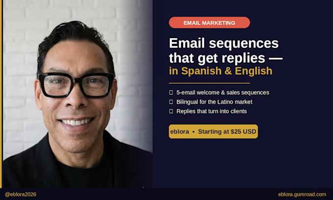 write email sequences in spanish and english that get replies
