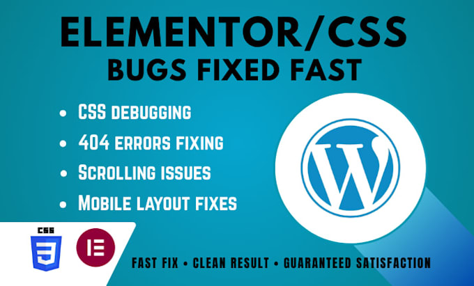 fix wordpress 404 scrolling css broken section mobile loading navigation issues