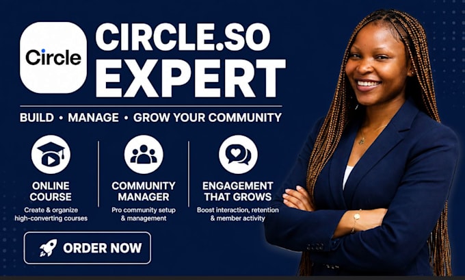 setup circle so, online course, membership site, circle so manager, community