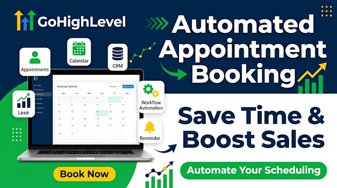 setup a gohighlevel appointment booking system for your business, gohighlevel