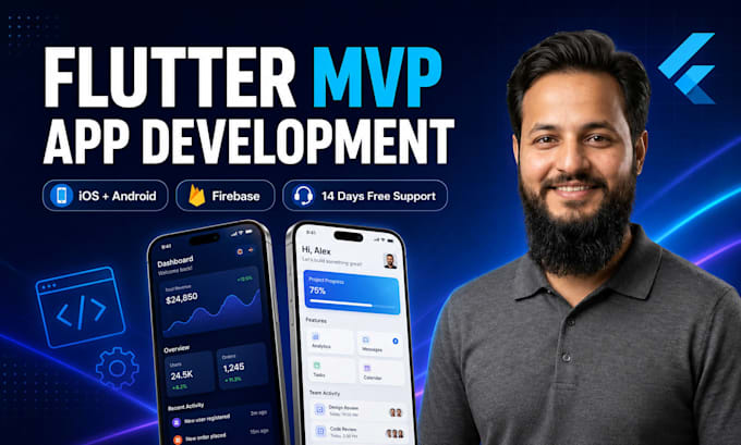 build a mobile app mvp using flutter for your startup