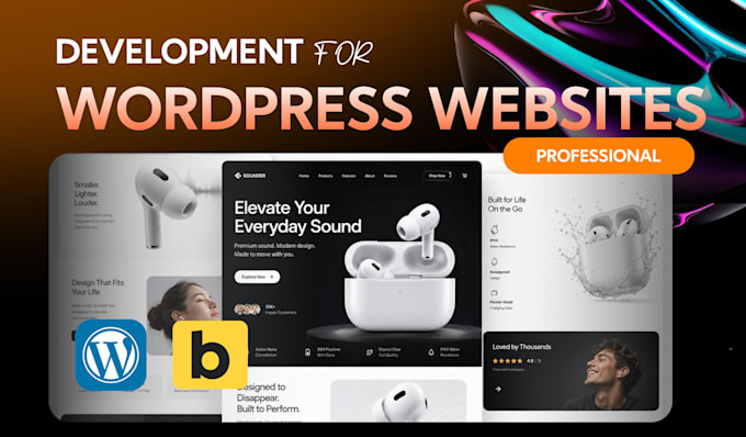 develop wordpress websites ui
