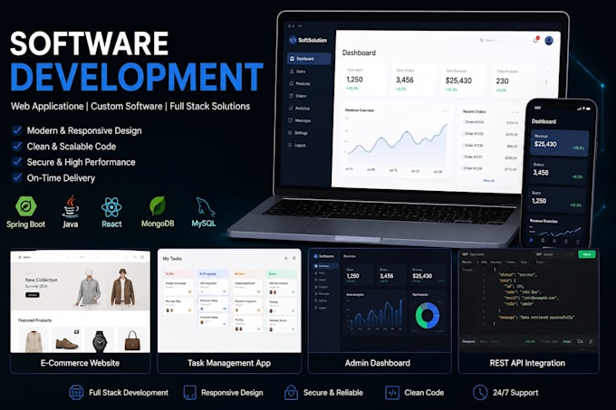 build a custom web application and software solution