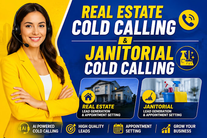 cold calling, real estate cold calling, cold caller, janitorial cold calling