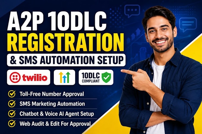 setup twilio a2p 10dlc, ringcentral SMS, dialpad SMS, gohighlevel registration
