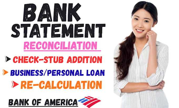 reconciliation bank statement PDF to editable format
