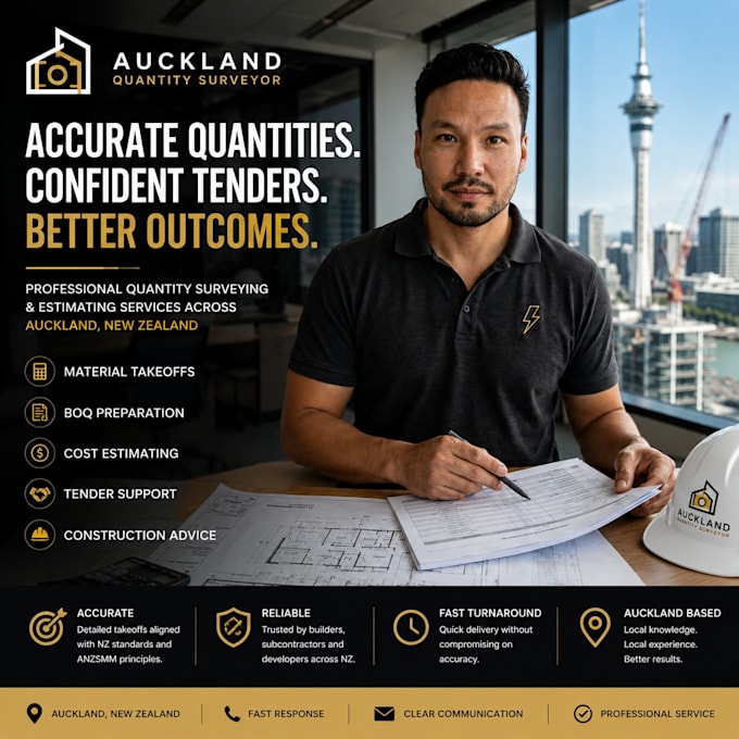 do professional construction material takeoff and boq