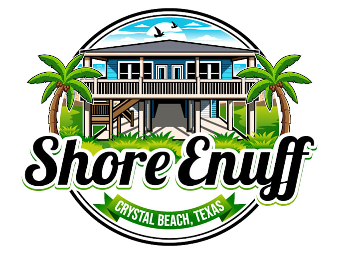 create a professional beach and coastal logo design