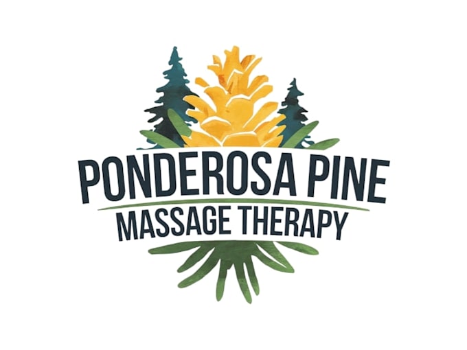 create a professional massage and wellness logo design