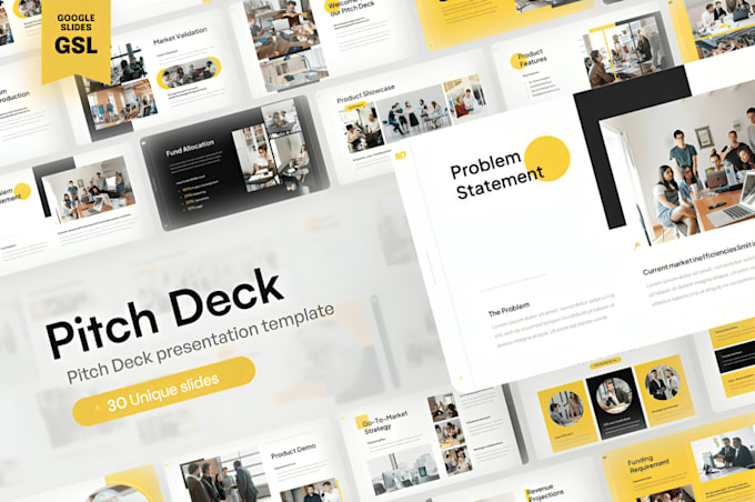 do pitch deck presentation design, corporate slides, PPT presentation makeover