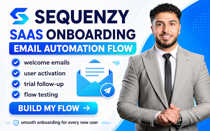 setup sequenzy saas onboarding email automation flow