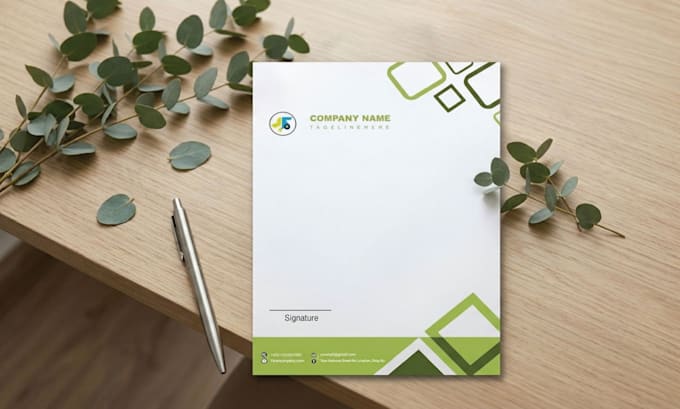 design letterhead, envelope, invoice within 12 hours