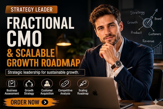 be your fractional cmo and create a scalable growth roadmap