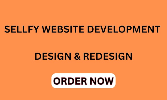 do auto sellfy website design and redesign sellfy website development