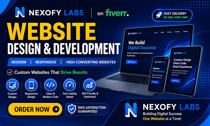 build a website as a full stack and front end developer