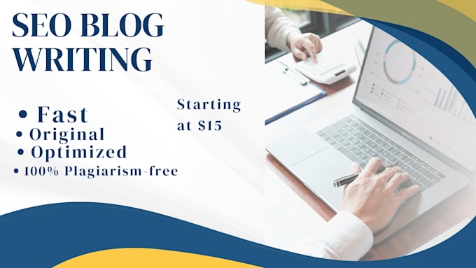write SEO blog posts and articles for your website