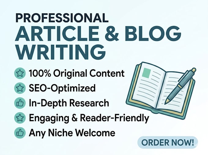 write articles and blogs