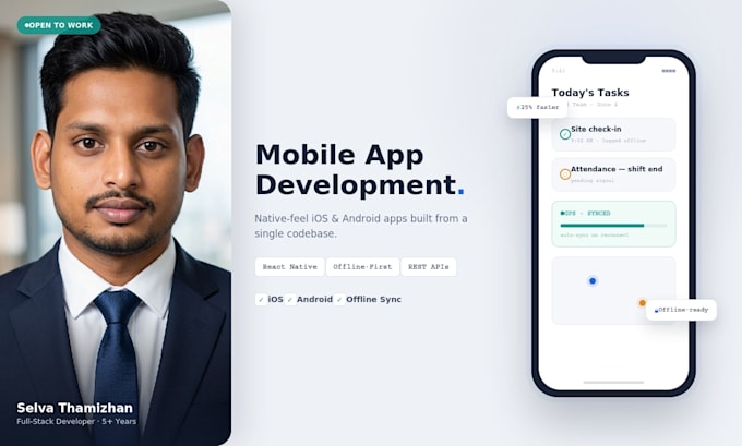 be your expert react native developer