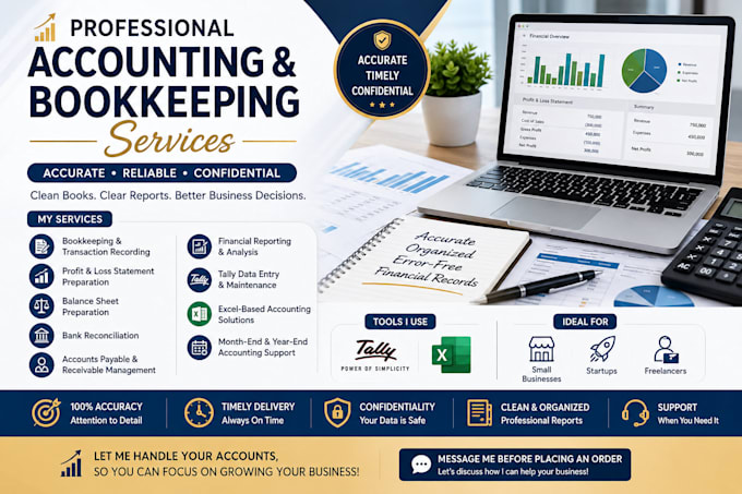 do bookkeeping, accounting, and bank reconciliation