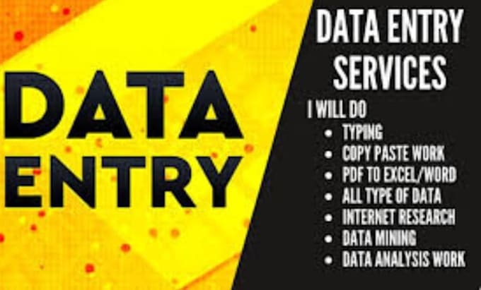 do ms word typing and data entry work