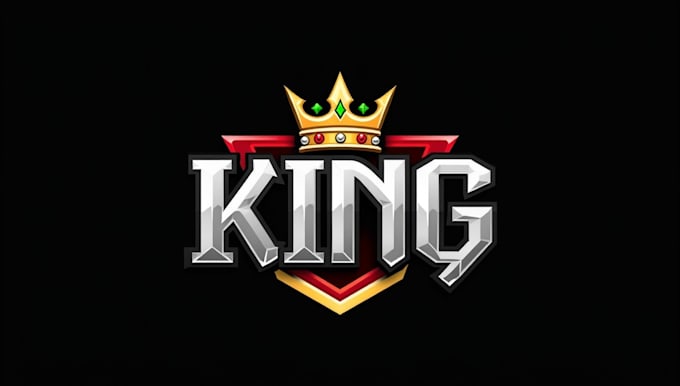 make an amazing king crown mascot logo in just 1 day