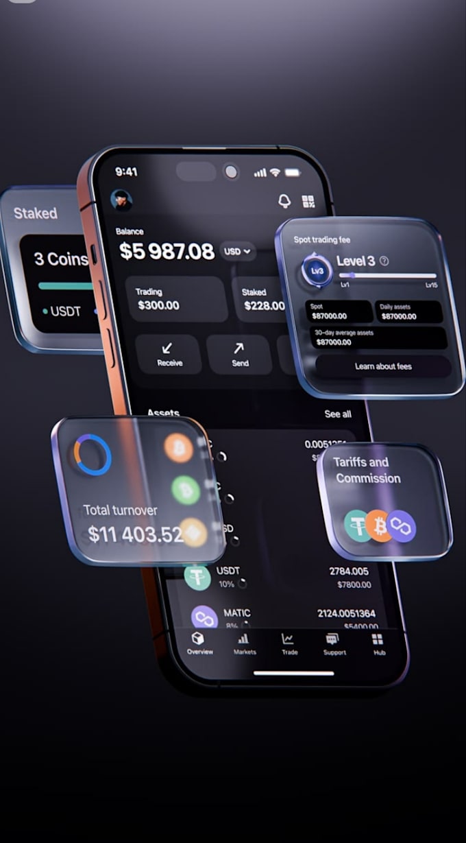 develop fintech app investment app banking app trading app neobank app