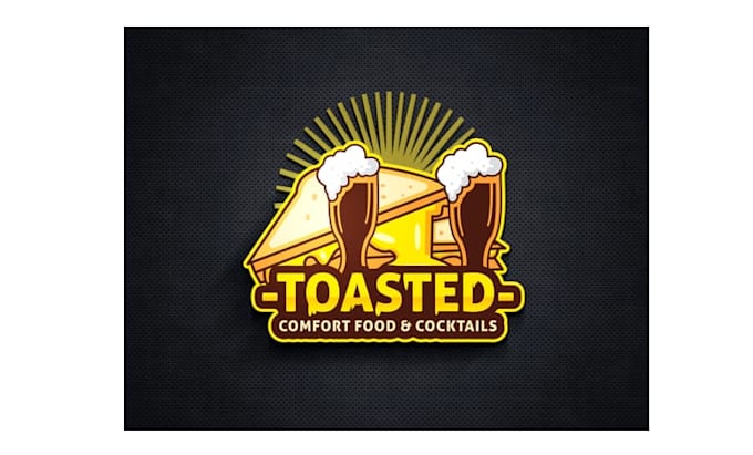 design trendy fast casual restaurant logo