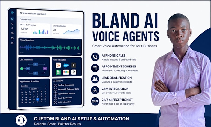 setup bland ai voice agents for your inbound and outbound calls