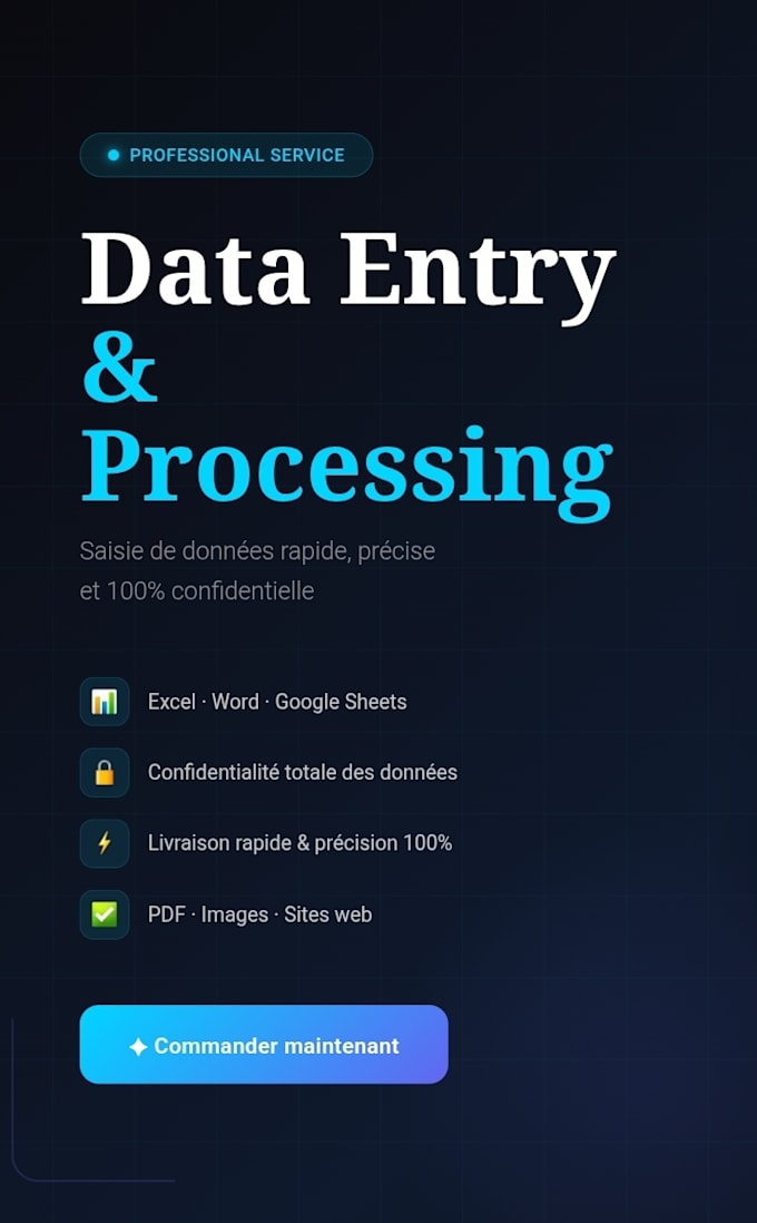 professional data entry and document processing