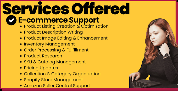virtual assistant for ecommerce and customer service support