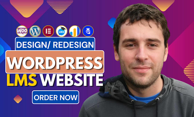 build wordpress lms website, elearning platform with learndash tutor lms