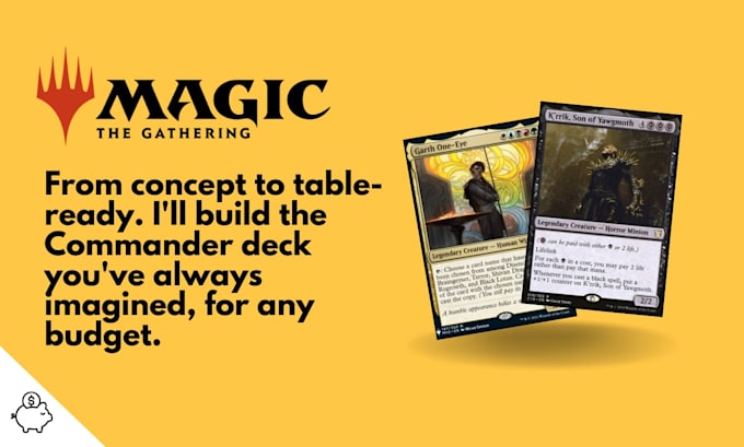 create a fun commander deck based on your ideas