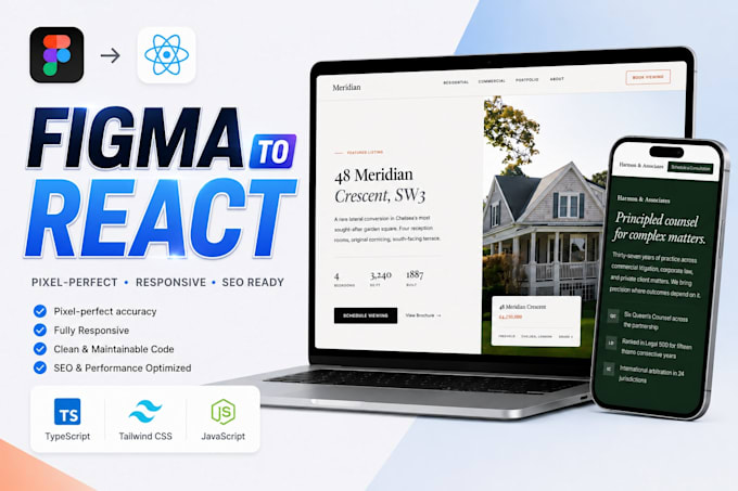 convert your figma design to a pixel perfect react component