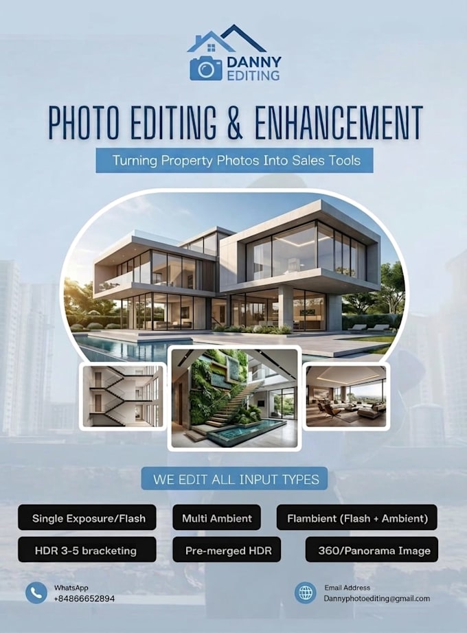 editing real estate architectural photos